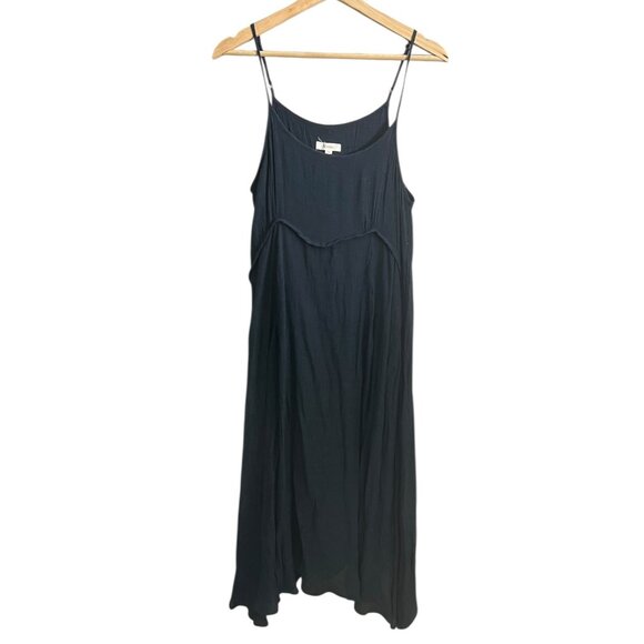Wishlist Gauzy Midi Dress Navy Size‎ Medium Boho Whimsygoth Witchy - Picture 2 of 10